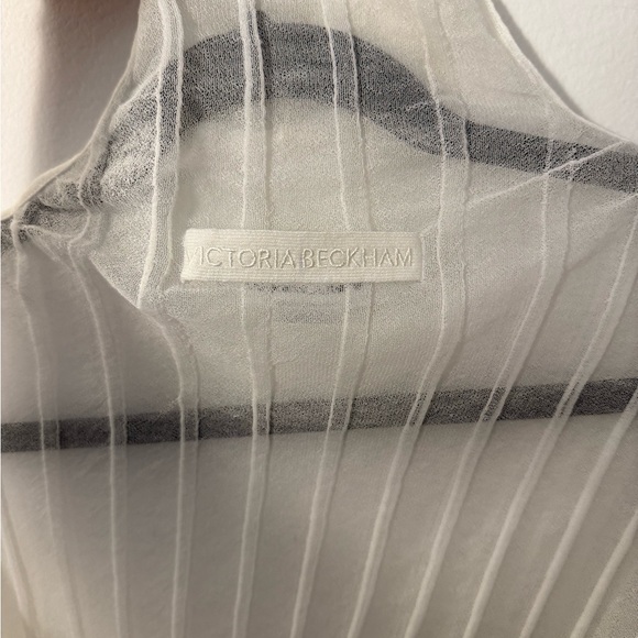 VICTORIA BECKHAM - Sleeveless High Neck Top - Picture 10 of 12